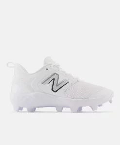 New Balance White PL3000v6 Molded Cleats