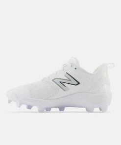 New Balance White PL3000v6 Molded Cleats -Bats Elegant Shop pl3000w6 3 1