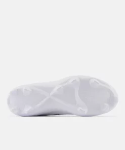 New Balance White PL3000v6 Molded Cleats -Bats Elegant Shop pl3000w6 5 1
