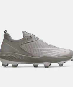 New Balance – Grey FuelCell 4040v6 Molded Cleats (PL4040G6)