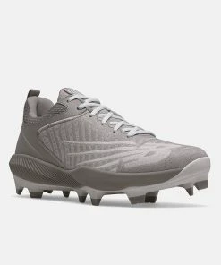 New Balance – Grey FuelCell 4040v6 Molded Cleats (PL4040G6) -Bats Elegant Shop pl4040g6 4