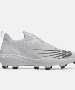 New Balance – White FuelCell 4040v6 Molded Cleats (PL4040W6)