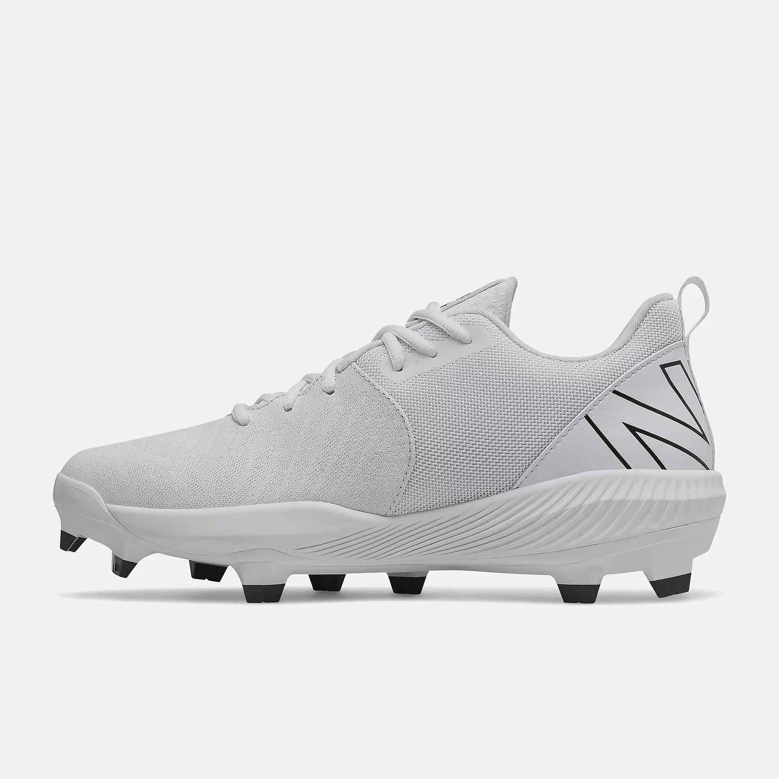 New Balance – White FuelCell 4040v6 Molded Cleats (PL4040W6) 5 New Balance – White FuelCell 4040v6 Molded Cleats (PL4040W6) - Image 3