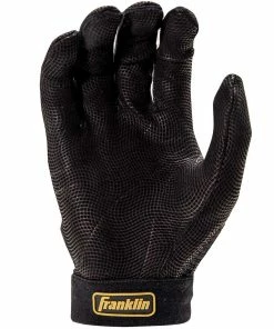 Franklin Pro Classic Batting Gloves – Adult – Black/Gold -Bats Elegant Shop pro classic black 2