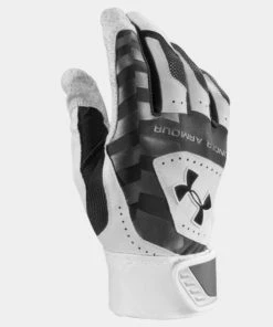 Under Armour Adult Yard Batting Gloves – Black/White