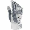 Under Armour Adult Yard Batting Gloves – Grey/White -Bats Elegant Shop products 1237456 grw
