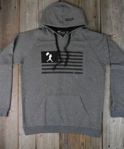 Baseballism – Flag Man Pastime Hoodie (Men’s) -Bats Elegant Shop products americas pastime 5