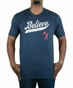 Baseballism – Believe In Baseball Navy T-Shirt (Men’s)