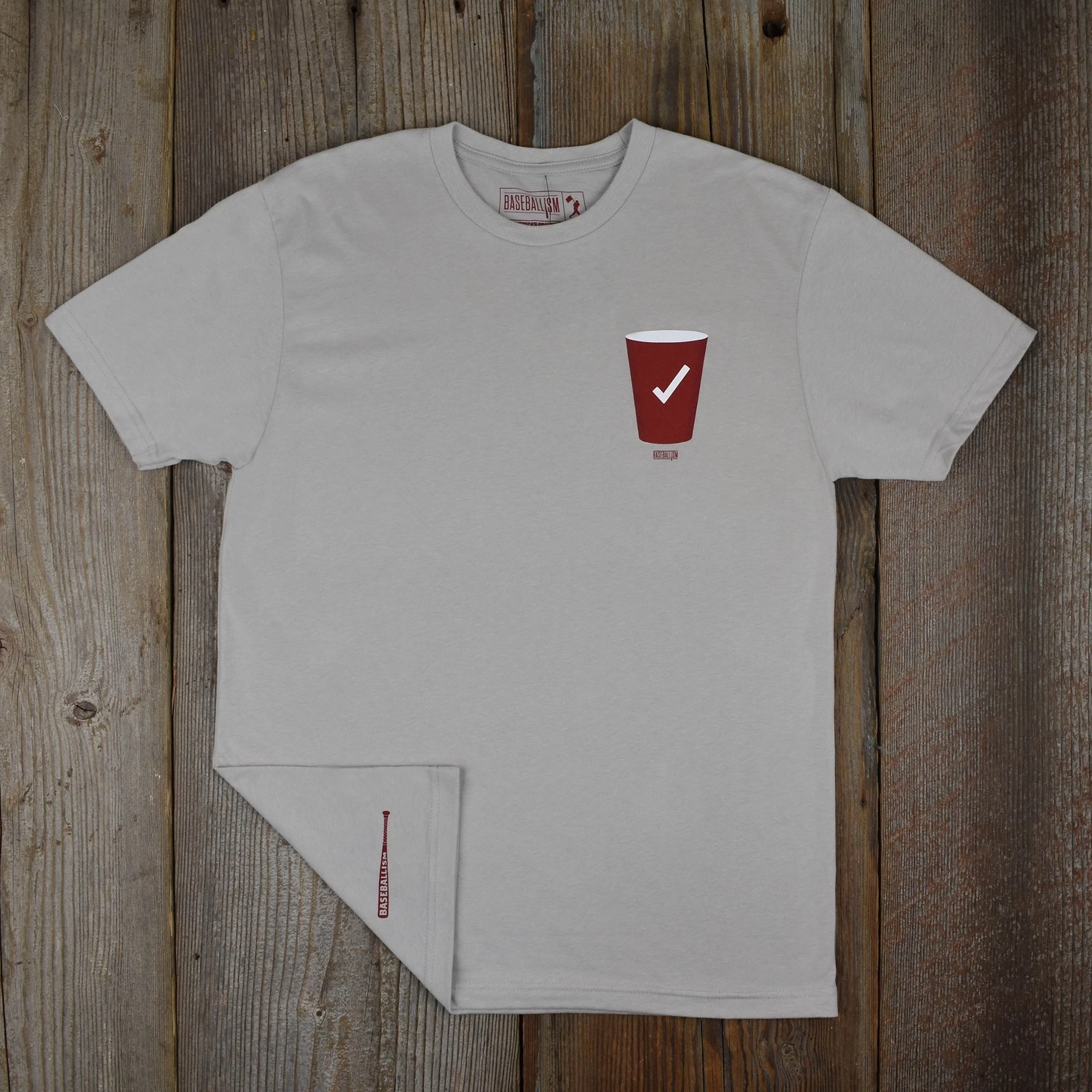 Baseballism – Cup Check T-Shirt (Men’s) 5 Baseballism – Cup Check T-Shirt (Men’s) - Image 3