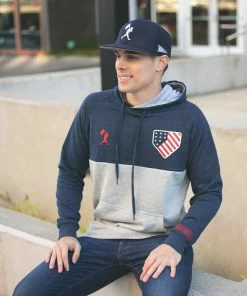 Baseballism – Home Team Color Blocked Hoodie (Men’s) -Bats Elegant Shop products home team cb hoodie 4