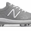 New Balance 4040v5 Youth Molded Cleats – Grey/White (J4040TG5) -Bats Elegant Shop products j4040tg5 1