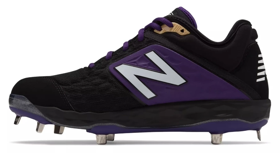 New Balance – Black/Purple Low-Cut L3000v4 Metal Spikes (L3000BP4) 4 New Balance – Black/Purple Low-Cut L3000v4 Metal Spikes (L3000BP4) - Image 2