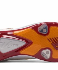 New Balance – Coumarin Pack Spikes – White/Burgundy/Gold (L3000MW3) -Bats Elegant Shop products l3000mw3 4