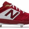 New Balance – Cardinal/White Low-Cut L3000v4 Metal Spikes (L3000MW4) 2 New Balance – Cardinal/White Low-Cut L3000v4 Metal Spikes (L3000MW4) -Bats Elegant Shop products l3000mw4 1