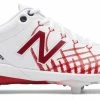 New Balance – White/Red Hero 4040v5 Metal Spikes (L4040AS5)