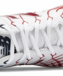 New Balance – White/Red Hero 4040v5 Metal Spikes (L4040AS5) 8 New Balance – White/Red Hero 4040v5 Metal Spikes (L4040AS5) -Bats Elegant Shop products l4040as5 3