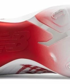 New Balance – White/Red Hero 4040v5 Metal Spikes (L4040AS5) 9 New Balance – White/Red Hero 4040v5 Metal Spikes (L4040AS5) -Bats Elegant Shop products l4040as5 4