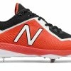 New Balance – Black/Orange 4040v4 Baseball Spikes (L4040BO4) -Bats Elegant Shop products l4040bo4 1