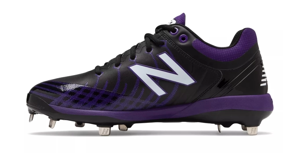 New Balance 4040v5 Metal Spikes – Black/Purple (L4040BP5) 4 New Balance 4040v5 Metal Spikes – Black/Purple (L4040BP5) - Image 2