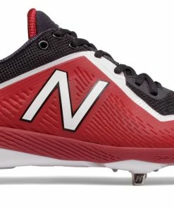 New Balance β Black/Red 4040v4 Baseball Spikes (L4040BR4)