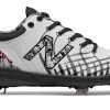 New Balance 4040v5 Metal Spikes – Black/White (L4040PW5) -Bats Elegant Shop products l4040pw5 1