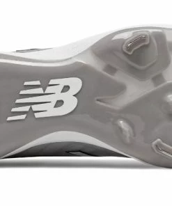 New Balance 4040v5 Metal Spikes – Grey/White (L4040TG5) -Bats Elegant Shop products l4040tg5 4