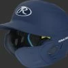 Rawlings Mach Batting Helmet W/ EXT Flap – Navy (MACHEXTR) -Bats Elegant Shop products machextr navy 1