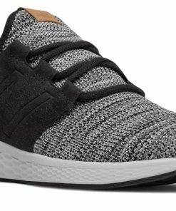 New Balance – Men’s Black/White Fresh Foam Cruz V2 Knit (MCRUZKW2) -Bats Elegant Shop products mcruzkw2 4