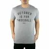 Baseballism – October Is For Baseball T-Shirt (Men’s) -Bats Elegant Shop products october 1