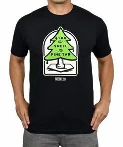 Baseballism – Stop And Smell The Pine Tar – T-Shirt (Men’s)