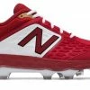 New Balance – Men’s Cardinal/White 3000v4 Fresh Foam Molded Cleat (PL3000M4) -Bats Elegant Shop products pl3000m4 1