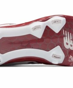 New Balance – Men’s Cardinal/White 3000v4 Fresh Foam Molded Cleat (PL3000M4) 9 New Balance – Men’s Cardinal/White 3000v4 Fresh Foam Molded Cleat (PL3000M4) -Bats Elegant Shop products pl3000m4 4