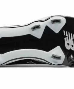New Balance 4040v5 Adult Molded Cleats – Black/White (PL4040E5) -Bats Elegant Shop products pl4040e5 4