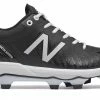 New Balance 4040v5 Adult Molded Cleat – Black/White (PL4040K5) -Bats Elegant Shop products pl4040k5 1