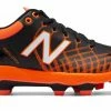 New Balance 4040v5 Adult Molded Cleats – Orange/White (PL4040O5) 1 New Balance 4040v5 Adult Molded Cleats – Orange/White (PL4040O5) -Bats Elegant Shop products pl4040o5 1