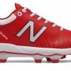 New Balance 4040v5 Adult Molded Cleats – Red/White (PL4040R5) 2 New Balance 4040v5 Adult Molded Cleats – Red/White (PL4040R5) -Bats Elegant Shop products pl4040r5 1