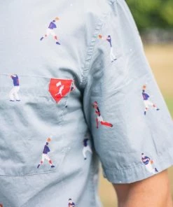 Baseballism Relay – Brock Button Down (Men’s) -Bats Elegant Shop products relay 4