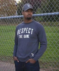 Baseballism – Respect The Game Crewneck (Men’s) -Bats Elegant Shop products respectthegamecrew 5