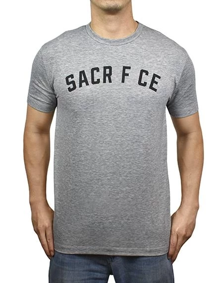 Baseballism – Sacrifice – Heather Grey T-Shirt (Men’s) 3 Baseballism – Sacrifice – Heather Grey T-Shirt (Men’s)