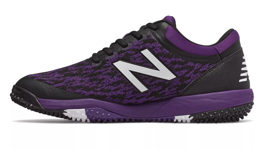 New Balance 4040v5 Turf Trainer – Black/Purple (T4040BP5) 4 New Balance 4040v5 Turf Trainer – Black/Purple (T4040BP5) - Image 2