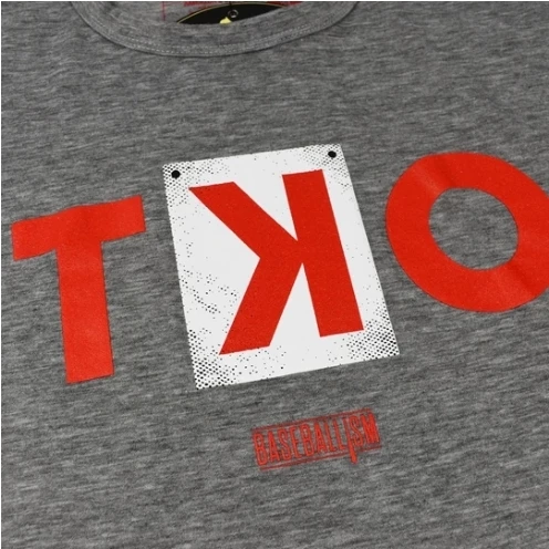 Baseballism – TKO – Grey T-Shirt (Men’s) 4 Baseballism – TKO – Grey T-Shirt (Men’s) - Image 2