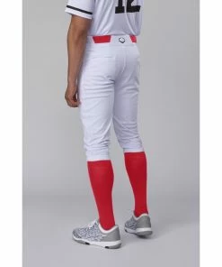 Evoshield Salute Men’s Knicker Baseball Pants – White -Bats Elegant Shop products wb6000501 4