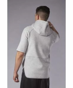 Evoshield Men’s Pro Team Short Sleeve Hoodie – Grey -Bats Elegant Shop products wb6001601 4 1