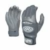 Rawlings Adult Workhorse 950 Series Batting Glove – Grey -Bats Elegant Shop products work950bg gry